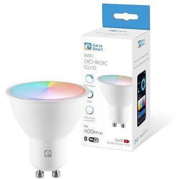 Bombilla LED Inteligente Wifi GU10 5W RGB+CCT Regulable y Programable con Control por Voz (Alexa/Google Home)