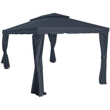 Siena Garden 727476 - Techo de reemplazable para Dubai Gazebo 300 x 400 cm Gris