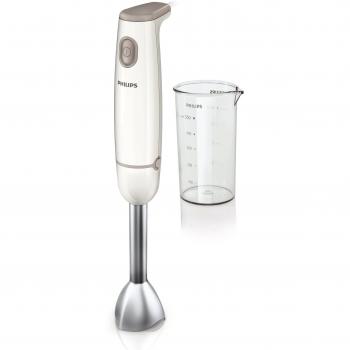 Philips Daily HR1604/00 - Batidora de Mano, 550 W, Jarra de 0.5 L, Varilla Metálica, Color Blanco