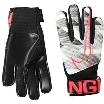 Nike CQ4639-100 Guantes de Portero de Fútbol Jr-GFX Unisex Infantil, White/Black/Laser Crimson, 3