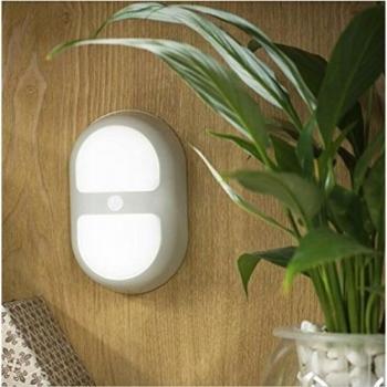 Lámpara LED de Pared con Dual Sensor de Movimiento 10LED Luz de Noche