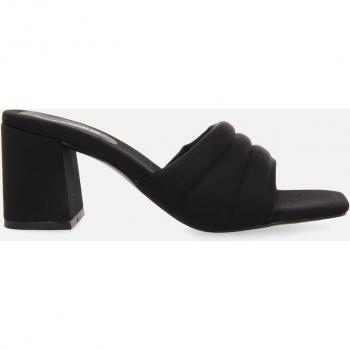Sandalias de tacón destalonadas para mujer con pala acolchada y plantilla de piel acolchada