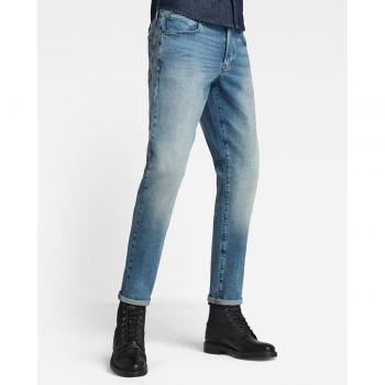 G-Star Raw Men's 3301 Straight Tapered Jeans, Blue Denim, Size 29/32