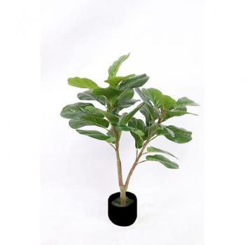 Planta artificial decoración 28 hojas 70 cm