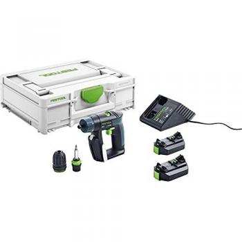 Festool CXS 2,6-Plus Taladro Atornillador Inalámbrico DIY, Modelo 576092