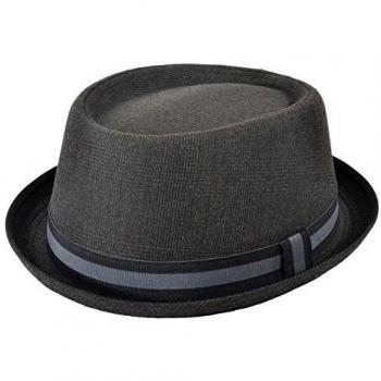 Hawkins Hats-Sombrero Trilby Mambon-Pork Pie Tweed Gris gris