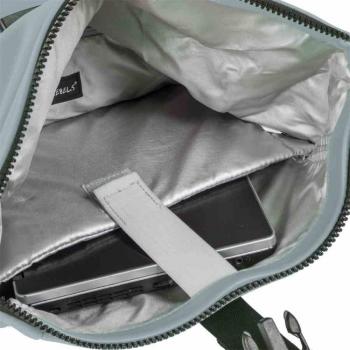 Mochila Roll-Top Nueva Rebeldía 16L con Compartimento para Laptop 15,6 Azul Suave