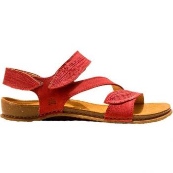 Sandalias de piel rojo N5810 Panglao - Modelo exclusivo de El Naturalista para mujer