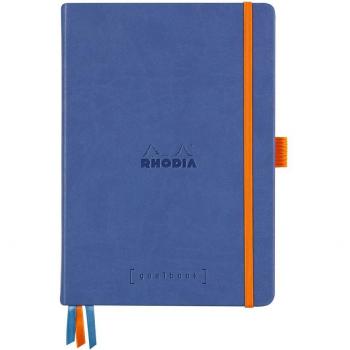 Cuaderno Goalbook rígido A5 - Rhodia 118778C - Dot (puntado) - Azul zafiro