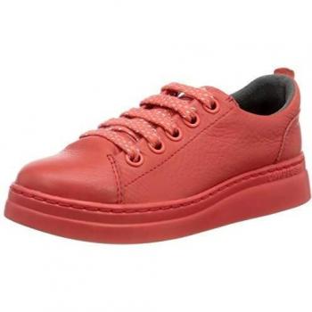 CAMPER Runner Up - Girls' Smooth Leather Sneakers - Pink, Size 2