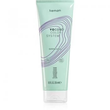 Kemon Yo Conditioner Violet 250Ml - Acondicionador tonificante para refrescar tu color, formato de 250 ml