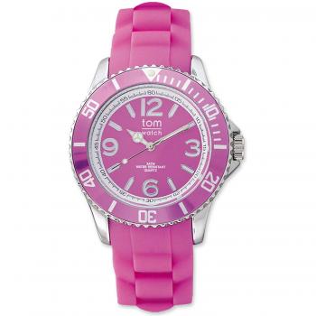 Tom Watch Reloj Analógico Unisex de Cuarzo con Correa de Caucho WA00064, Diámetro 44 mm