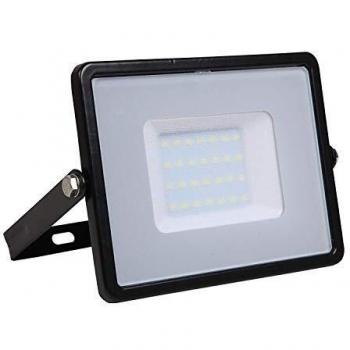 Faro LED Pro SMD 100W IP65 Negro con Chip Samsung 4000K - Ultra Slim