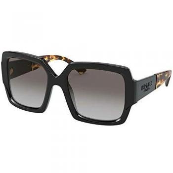 Prada Women's 0PR 21XS Sunglasses, Black/Light Grey Shaded, 54