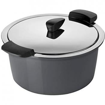 Kuhn Rikon Hotpan Energy-Saving Serving Casserole Pot, 1L/14cm, Grey