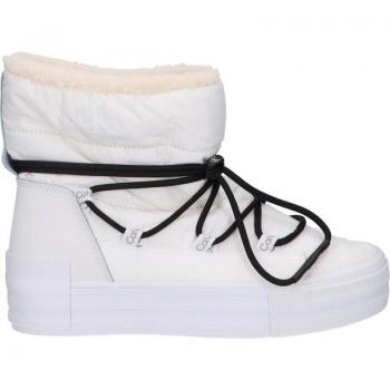 Calvin Klein Bold Flatform Snow Women's Boots - White - Size 41 - Thermoplastic