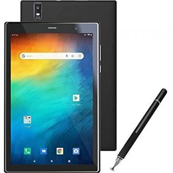Tableta de 8 Pulgadas 32 GB ROM Android 10.0, 2 GB RAM 1280 x 800 IPS G+G, Dual Card Slots 3500 mAh Cámara de 2 + 5 MP Tablet PC de Dibujo Portátil con WiFi Bluetooth GPS GSM Negro