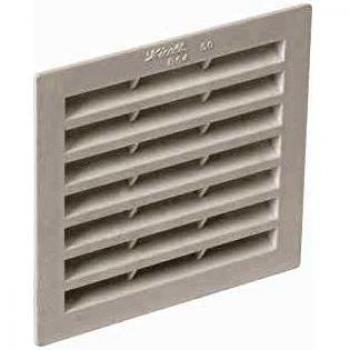 Rejilla Cuadrada de Ventilación 200 cm² con Mosquitera - NICOLL 178x178 mm - 1B214