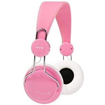NGS Marshmallow - Auriculares de diadema abiertos, rosa