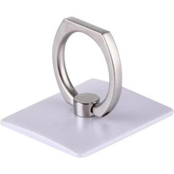 Soporte Multifuncional para Teléfono Blanco - Compatible con iPhone, Galaxy, Huawei, Xiaomi, LG y HTC - Plástico Ligero