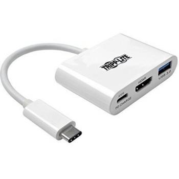 Tripp Lite USB-C to HDMI Multiport Adapter Converter Hub USB Type C to HDMI