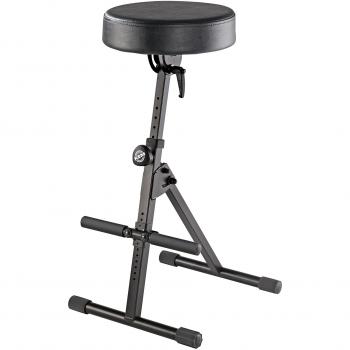 K&M 14060 Black Faux Leather Standing Stool