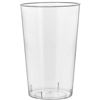 Vasos de Plástico Transparente PS Cristal 600ml (30 Uds) - Reciclables, Apto Lavavajillas, para Bebidas Frías y Calientes, Ideal para Restaurantes, Bares y Fiestas