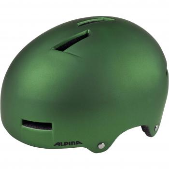 ALPINA airtime Bicicleta Casco, Primavera/Verano, Unisex, Color Green Metallic, tamaño 52-57 cm