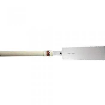 Sierra japonesa Ryoba Magma 240 mm con mango de bambú y espesor de hoja de 0,5 mm