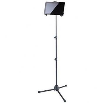 K&M 19793 Adjustable Black Tablet Tripod Stand