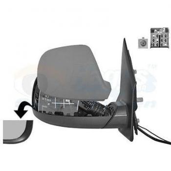 Espejo retrovisor VAN WEZEL 5791818, tipo: espejo retrovisor, características: diseño específico para vehículos, fácil instalación, ajuste manual, cristal plano, acabado en negro