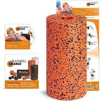 Blackroll Orange (el original) - El rodillo de automasaje - incluye DVD de ejercicios, folleto y póster de ejercicios