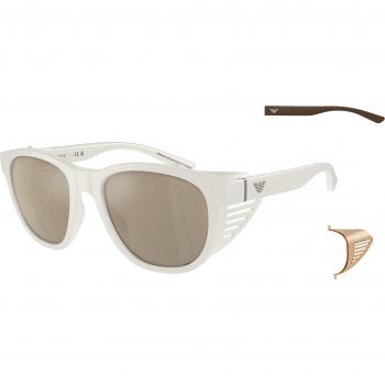 Emporio Armani EA4216U 53445A Men's Sunglasses White Size 56