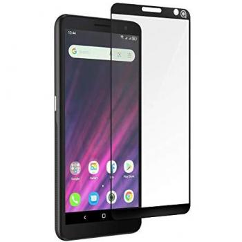 Protector de Pantalla Cristal Templado Oficial para Alcatel 1B 2020 - Marco Negro