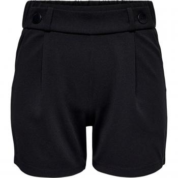 Pantalones Cortos JDY Geggo Negro para Mujer con Detalle de Botón