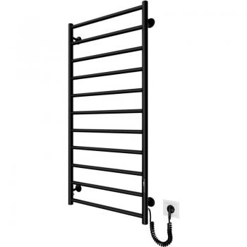 Radiador Toallero Eléctrico Mario Urban 1110x500 Bajo Consumo 125W Negro Mate