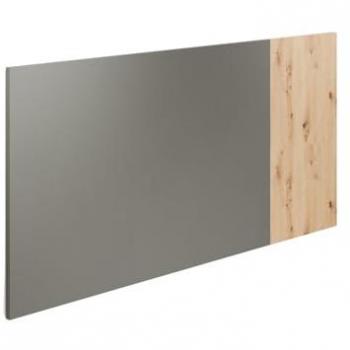 Cabecero de Cama Amon Gris Oscuro con Madera de Roble 95x68x2