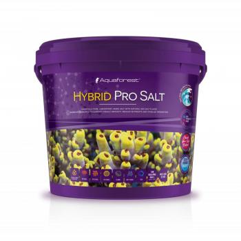 Aquaforest Hybrid Pro Salt 22 kg - Sal para acuarios, formulación híbrida, 22 kg, disolución rápida, equilibrio de minerales y oligoelementos, ideal para acuarios marinos y de arrecife
