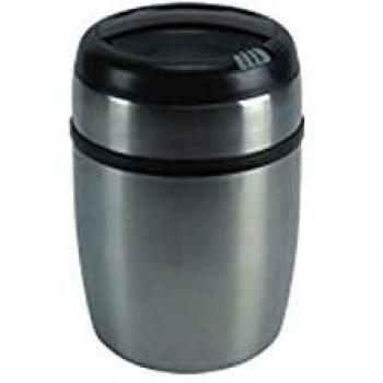 Portavivande Térmico Doble Compartimento 1,5L Acero Inoxidable y ABS