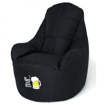 Puff Saco Sako Boss Negro XXL 140 x 90 cm