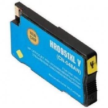 HP951XLY 28ML Amarillo Compatible para HP PRO8100, PRO8600E, PRO8600PLUS - CN048AE