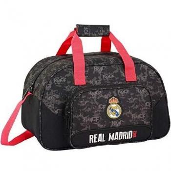 Safta Real Madrid Bolsa de Viaje, 40 cm, 22 litros, Negro