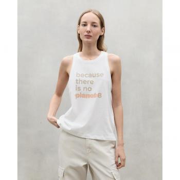 Camiseta de tirantes con estampado frontal ECOALF