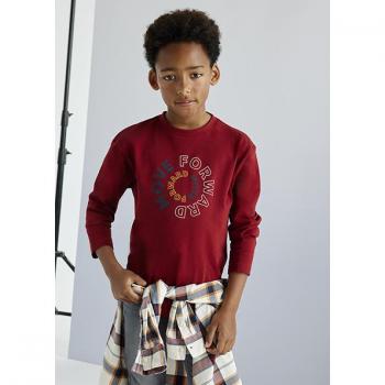 Blusa Mayoral 842 Roja Ajuste Regular 10A Niños