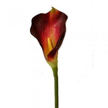 ARTIFICIAL FLOR INDIVIDUAL CALA LILY ROJO