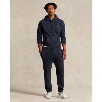Pantalón de chándal de hombre Polo Ralph Lauren de algodón negro con cordón ajustable y pony bordado, Talla S