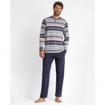 ANTONIO MIRO Pijama Tapeta Manga Larga Mackenzie para Hombre