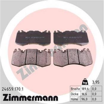 Pastillas de freno ZIMMERMANN 24659.170.1