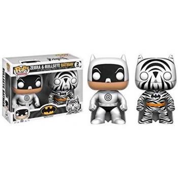Figura de Vinilo Funko Pop! Batman Pack Bullseye y Zebra 10 cm