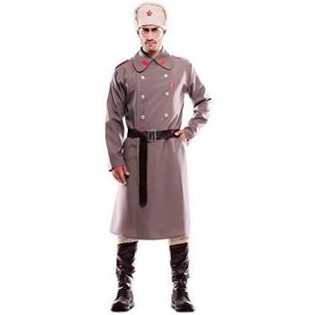 EUROCARNAVALES Disfraz de Ruso Gris para Hombre